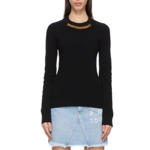 Givenchy Wool Cashmere Chain Fitted sweater NWT